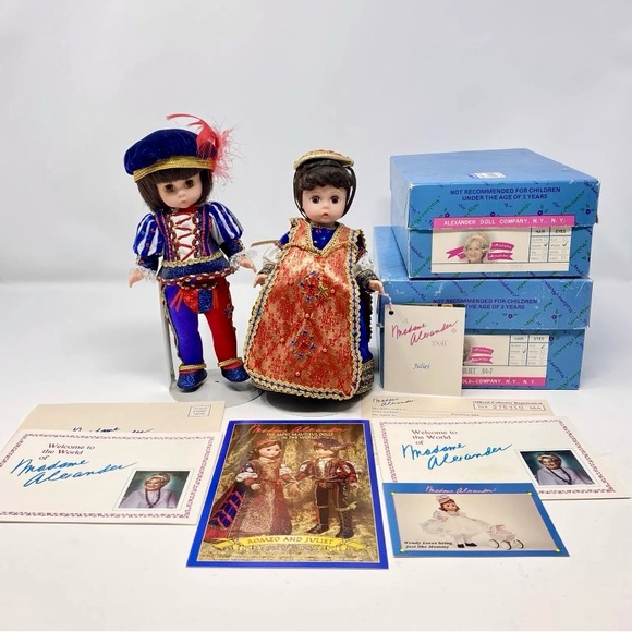 NIB! Madame Alexander's 8" Romeo and Juliet
#94-6 and #94-7 - Picture 3 of 8